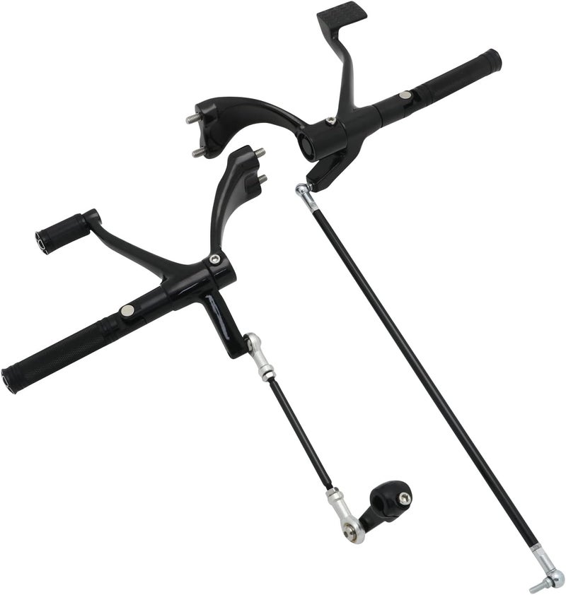 FENGREN Motorcycle Footrests Forward Controls Complete Kit Pegs Levers Linkages for Harley 2004-2013 Sportster XL 883 1200 Forty Eight XL883 XL1200 - Image 1